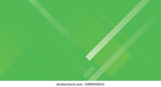 Green abstract geometric background vector design