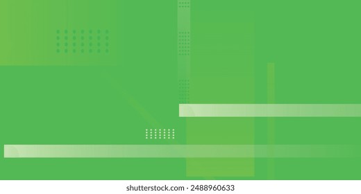 Green abstract geometric background vector design