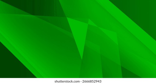Green abstract geometric background. Vector illustration