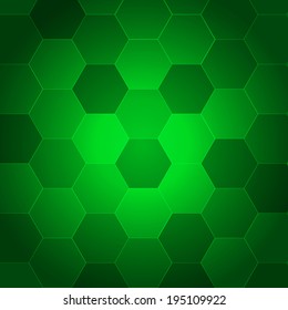 Green abstract geometric mosaic background
