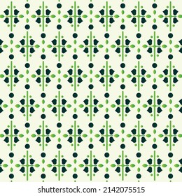 Green abstract geometric pattern design