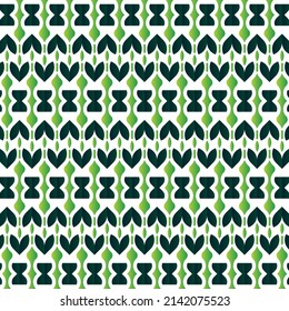 Green abstract geometric pattern design