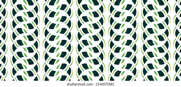 Green abstract geometric pattern design