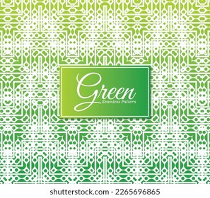 Green abstract geometric pattern design