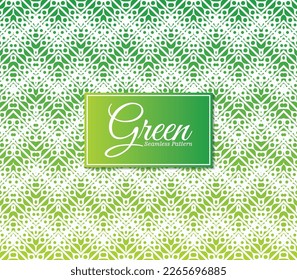 Green abstract geometric pattern design