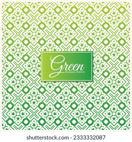Green abstract geometric pattern design