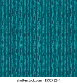 Green abstract geometric pixel seamless pattern - vector