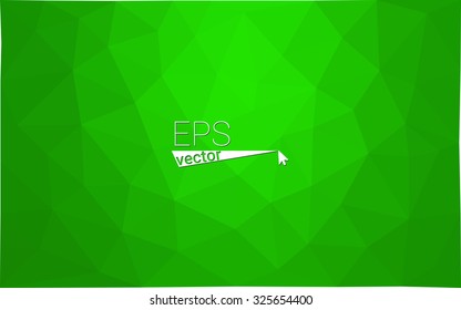 Green abstract geometric rumpled triangular low poly style gradient illustration graphic background. Vector polygonal design for your business. Green abstract geometric rumpled triangular low poly style gradient illustration graphic background. Vector polygonal design for your business.