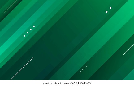 Green abstract geometric shapes background. Eps10 vector