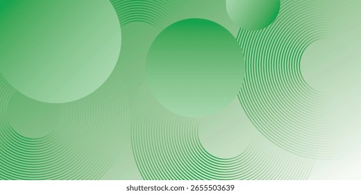 Green abstract geometric shapes background. background for posters, placards, brochures, banners, headers, covers