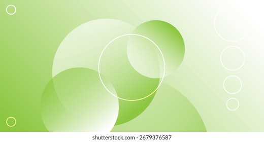 Green abstract geometric shapes background. background for posters, placards, brochures, banners, headers, covers