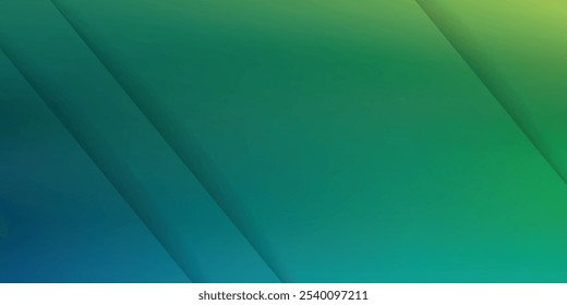 Green abstract geometric stroke lines background, vector illustration.