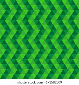 Green abstract geometrical background. Background triangles.
