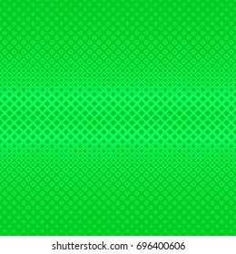 Green abstract geometrical halftone square pattern background - vector illustration from squares in varying sizes