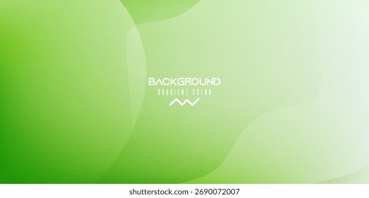 Fundo Gradiente Abstrato Verde. Design moderno na moda em Ilustração de Vetor
