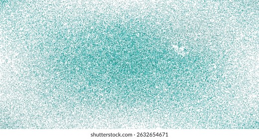 Green abstract gradient background with noise, vector.