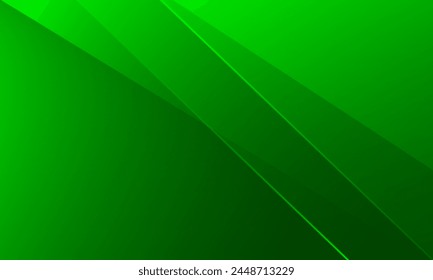 Green abstract gradient background. Vector illustration