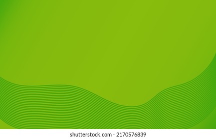 Green abstract gradient background. Wavy green background design. Modern illustration for business. vector design
