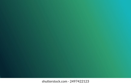 Green abstract gradient blurred background, widescreen, horizontal
