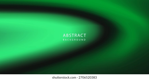 Gradiente abstrato verde com faixa de luz, plano de fundo suave para projetos de design.vetor eps10