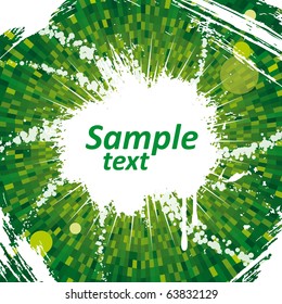 green abstract grange background for your text