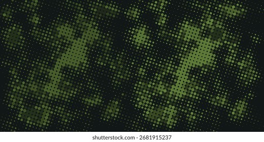 green abstract halftone background design