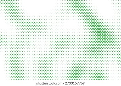 Fondo abstracto verde del punto del semitono con el movimiento suave de la onda, textura punteada moderna fresca para el diseño del eco, visuales de la tecnología, carteles, Anuncios y obras de arte digitales