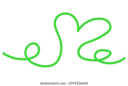 Green abstract heart doodle drawn pulse
Vector hand drawn heart icon on white transparent background