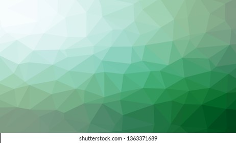 Green Abstract horizontal geometric low poly backgound modern design, vector illustration business template