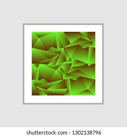 Green Abstract Illustration Background Design Frame Cover 