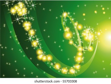 green abstract light background