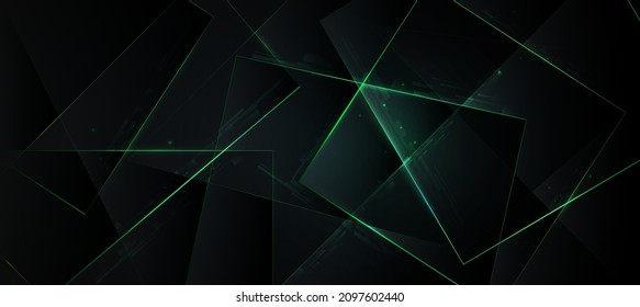 green abstract green light abstract ,background polygon elegant background	