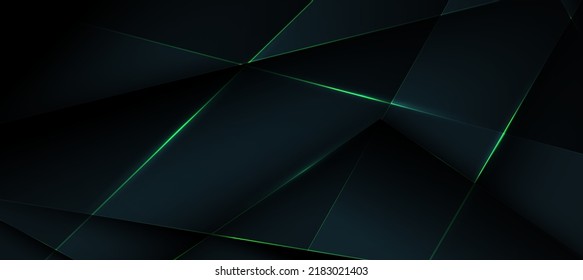 green abstract green light abstract ,background polygon elegant background and frame background