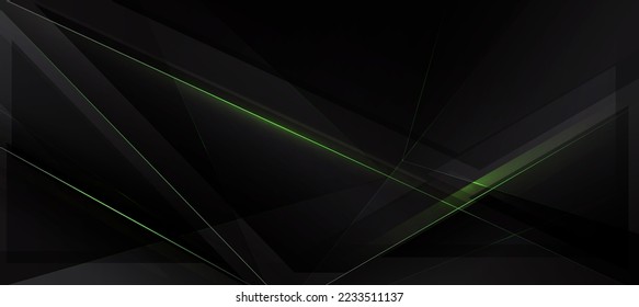 abstracto de luz verde abstracto verde, fondo de fondo de polígono elegante y fondo de marco y producto técnico en blanco