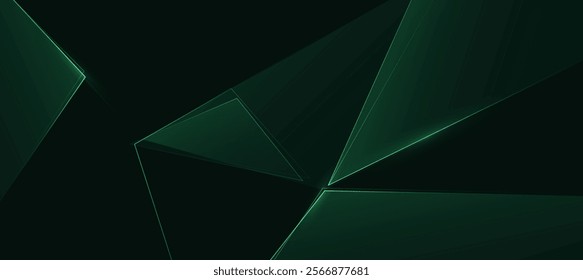 green abstract green light abstract ,background polygon elegant background and modern background
