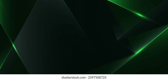 green abstract green light abstract ,background polygon elegant background for presenproduct or website background