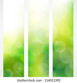 green abstract light background. Vector illustration