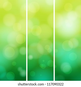 Green abstract light background | Vector illustration | EPS10 Design