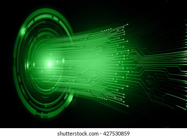 green abstract light hi speed internet technology background illustration, Background conceptual image of digital. Cyber security concept. Cyber background. Cyber data digital Technology.