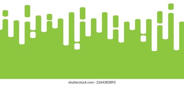 Green abstract lines on white background. Trendy abstract lines transition background for backdrop, cover, wallpaper and banner. Rounded lines halftone for brochure, layout and flyer. Creative vector