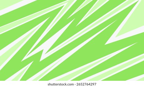Vetor de linhas abstratas verdes para esporte, corridas, jogos temas	
