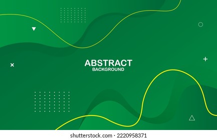 Green abstract liquid background. Eps10 vector