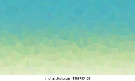 Green abstract low poly backgound for modern design, vector illustration template