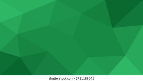 Fondo de polígono bajo abstracto verde Estilo de origami geométrico