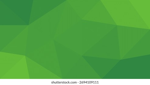 Green abstract Low polygonal background Geometric Texture design