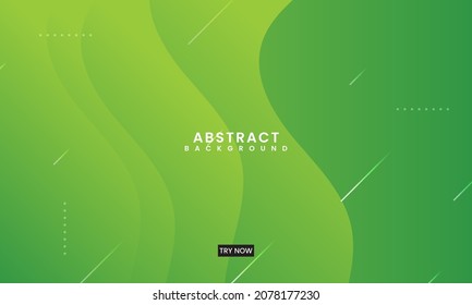 Green abstract minimal background. Dynamic shape composition, subtle color gradations, suitable for your design templates such as backgrounds, web design, posters, banners, corporate presentation.