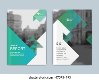 Green abstract Minimalism Design Annual Report flyer Brochure leaflet, the presentation cover, magazine advertising. cover with an abstract background. vector template layout of A4 format