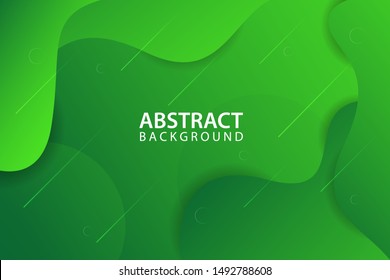 Green abstract modern background design