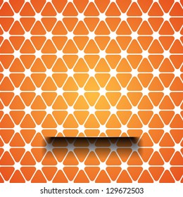 Green abstract mosaic background with place for text - vector