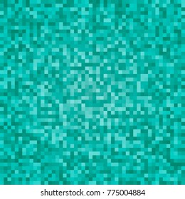 Green abstract mosaic.  Virtual concept. Technology background. Design template for your projects. Vector illustration.